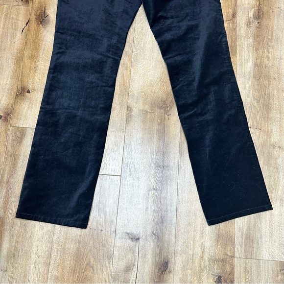 NWT WHBM Black Velvet Slim Ankle Pants Size 4S - Picture 10 of 14